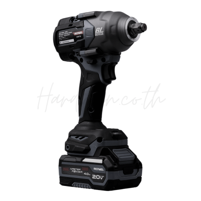 ROWEL Cordless Impact Wrenchย BL with battery 4 Ah x 1 (RW-PT-DIW750),Power 20 V. 750 Nm.