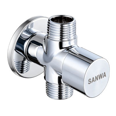 วาล์วเปิด-ปิดน้ำเซรามิค (สต๊อปวาล์ว) 2 ทาง 1/2″ SANWA JET รุ่น CSV15-2W