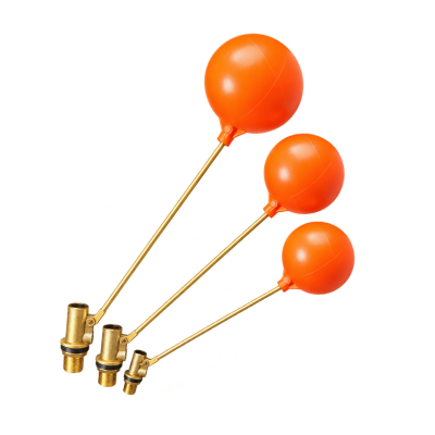 ลูกลอยพรีเมียมแกนทองเหลือง ขนาด 1/2"-1" SANWA