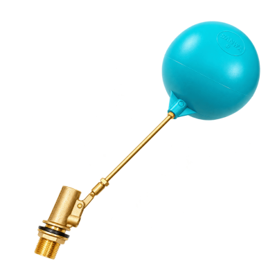 ลูกลอยก้านสั้นแกนทองเหลือง ขนาด 1/2"-1" SANWA