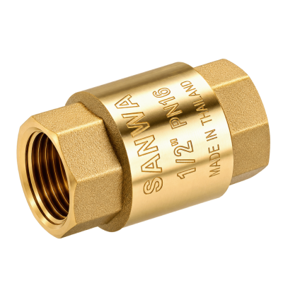 สปริงเช็ควาล์วทองเหลือง ขนาด 1/2"- 4" SANWA