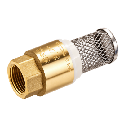 สปริงฟุตเช็ควาล์วทองเหลือง ขนาด 3/4" เเละ 1" SANWA
