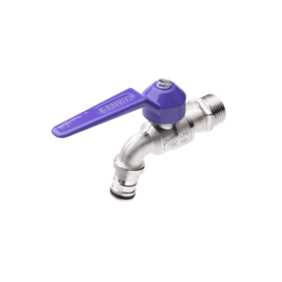 ก๊อกบอลแฟนซีสนาม 1/2 ยี่ห้อ SANWA CKT15FANCY purple