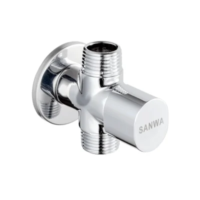 วาล์วเปิด-ปิดน้ำเซรามิค (สต๊อปวาล์ว) 2 ทาง 1/2″ SANWA Jet