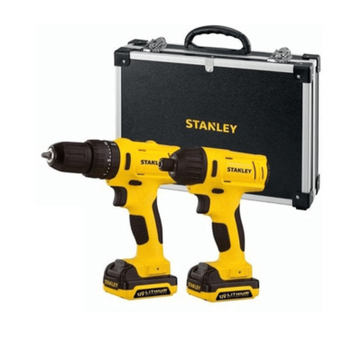 สว่านกระแทกไร้สาย+สว่านไขควง STANLEY สว่านกระแทกไร้สาย+สว่านไขควง STANLEY