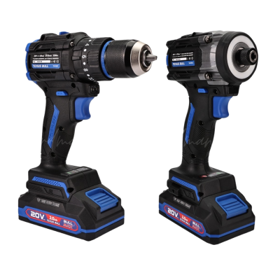 ชุดสว่านกระแทกไร้สายและไขควงกระแทกไร้สาย TEXUS BULL รุ่น TX-8204