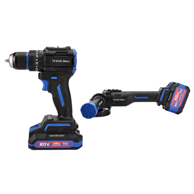 ชุดสว่านกระแทกและเจียรมือไร้สาย TEXUS BULL รุ่น TX-8241
