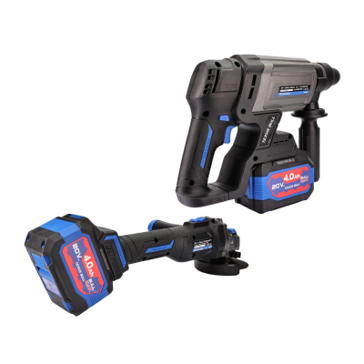 26mm Rotary Hammer Drill and Cordless Angle Grinder Set TEXUS BULL TX-8222
