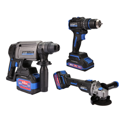 26mm Rotary Hammer Drill/Hand Grinder/Cordless Impact Drill Set TEXUS BULL TX-8352