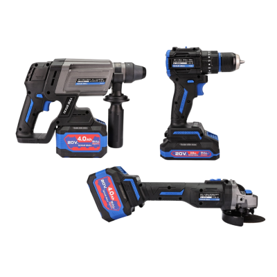 26mm Rotary Hammer Drill/Hand Grinder/Cordless Impact Drill Set TEXUS BULL TX-8352