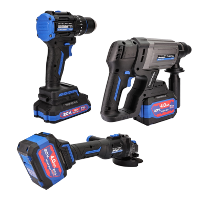 26mm Rotary Hammer Drill/Hand Grinder/Cordless Impact Drill Set TEXUS BULL TX-8352