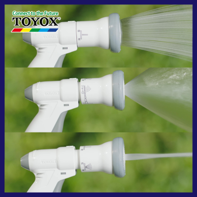 หัวฉีดรดน้ำ 4 รูปแบบ ปรับแรงดันน้ำได้ TOYOX รุ่น SP-12 N