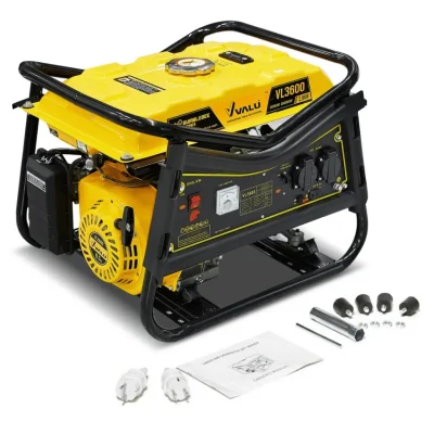 เครื่องปั่นไฟเบนซิน 2.8 กิโลวัตต์   VALU รุ่น VL3600 เครื่องปั่นไฟเบนซิน 2.8 กิโลวัตต์   VALU รุ่น VL3600
