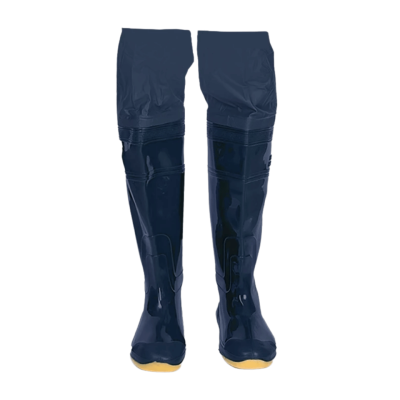 YAMADA PVC safety boots 22" model. LEGS SHIELD