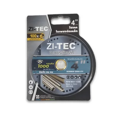 ใบเพชรตัดเหล็ก 4 นิ้ว ZI-TEC