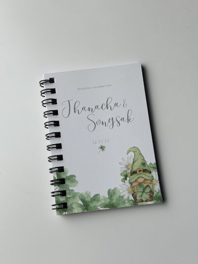 ของชำร่วยงานแต่ง Notebook สมุดโน๊ตพิมพ์ลาย