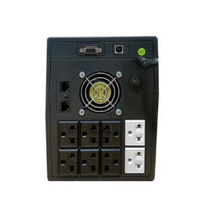 พอร์ตเชื่อมต่อ UPS รุ่น Micro Sine แบรนด์ BCN รองรับ USB RS232 พร้อม AVR ป้องกันไฟตก ไฟกระชาก ใช้กับกล้องวงจรปิด ระบบ POS และ NAS Storage