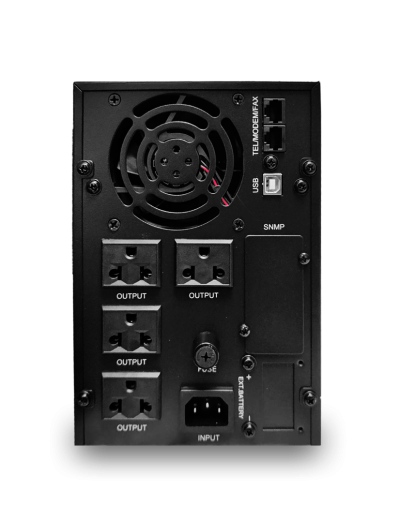 พอร์ตเชื่อมต่อ ups รุ่น EA 600 รองรับ USB RS232 พร้อมระบบป้องกันลัดวงจร ใช้กับระบบกล้องวงจรปิด POS และเครื่องจักรอุตสาหกรรม