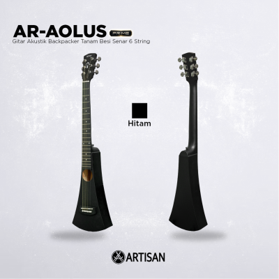 ARTISAN Gitar Akustik Backpacker Tanam Besi ( AR - AOLUS Prime ) Senar 6 String