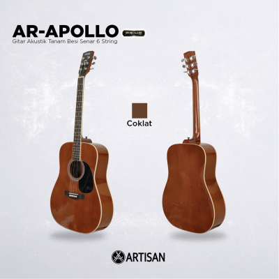ARTISAN Gitar Akustik Tanam Besi ( AR - APOLLO Prime ) Senar 6 String