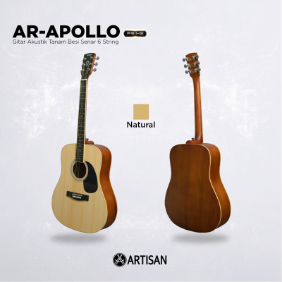 ARTISAN Gitar Akustik Tanam Besi ( AR - APOLLO Prime ) Senar 6 String