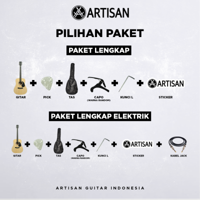 ARTISAN Gitar Akustik Tanam Besi ( AR - APOLLO Prime ) Senar 6 String