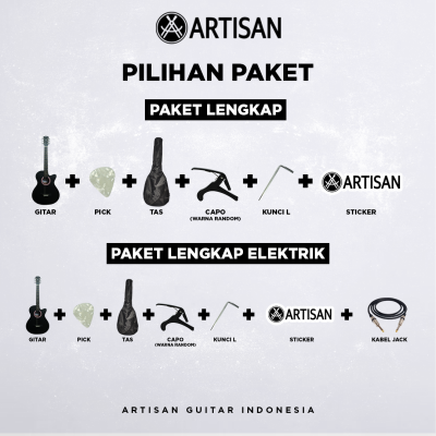 ARTISAN Gitar Akustik Tanam Besi ( AR - PEGASUS ) Senar 6 String