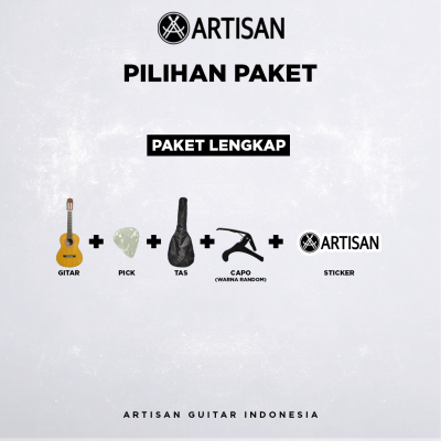 ARTISAN Gitar Klasik 3/4 ( AR - PROVEUS ) Senar 6 Nylon