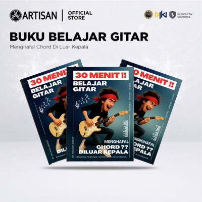ARTISAN Merchandise Musicbook - Buku Musik Belajar Bermain Gitar A5 Isi 10 Lembar
