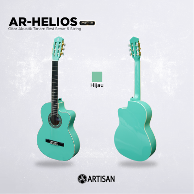 ARTISAN Gitar Klasik Tanam Besi ( AR - HELIOS Prime ) Senar 6 Nylon