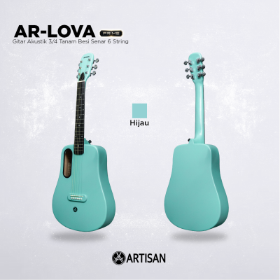 ARTISAN Gitar Akustik 3/4 Tanam Besi ( AR - LOVA Prime ) Senar 6 String