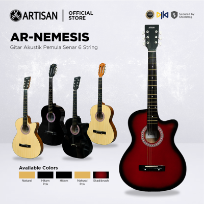 ARTISAN Gitar Akustik Pemula ( AR - NEMESIS ) Senar 6 String