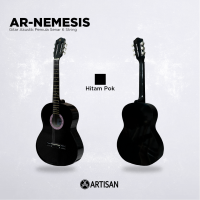 ARTISAN Gitar Akustik Pemula ( AR - NEMESIS ) Senar 6 String