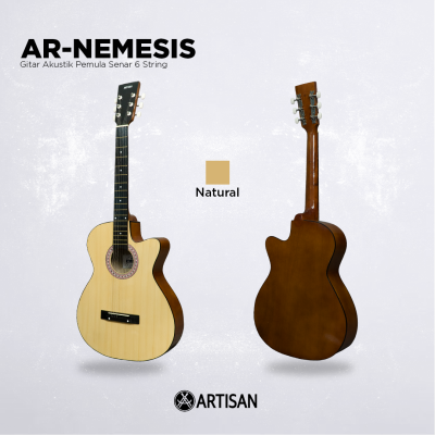ARTISAN Gitar Akustik Pemula ( AR - NEMESIS ) Senar 6 String