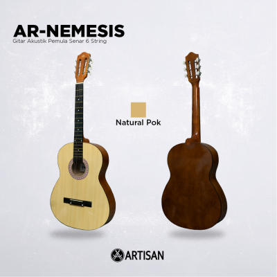 ARTISAN Gitar Akustik Pemula ( AR - NEMESIS ) Senar 6 String
