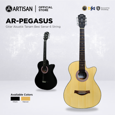 ARTISAN Gitar Akustik Tanam Besi ( AR - PEGASUS ) Senar 6 String
