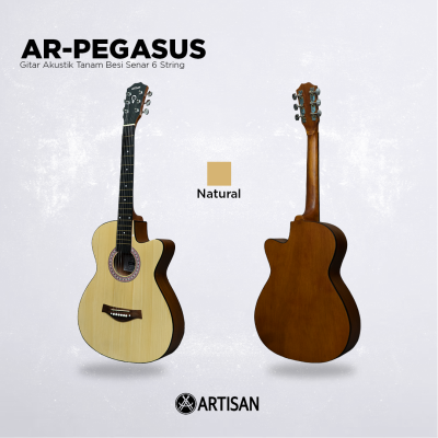 ARTISAN Gitar Akustik Tanam Besi ( AR - PEGASUS ) Senar 6 String