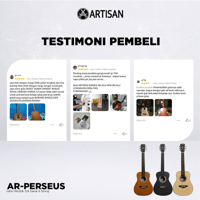 ARTISAN Gitar Akustik 3/4 ( AR - PERSEUS ) Senar 6 String
