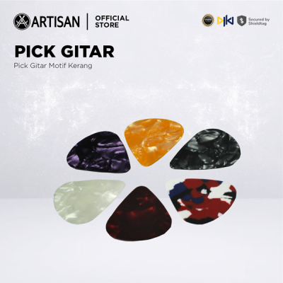 ARTISAN Pick Gitar Motif Kerang Warna Random