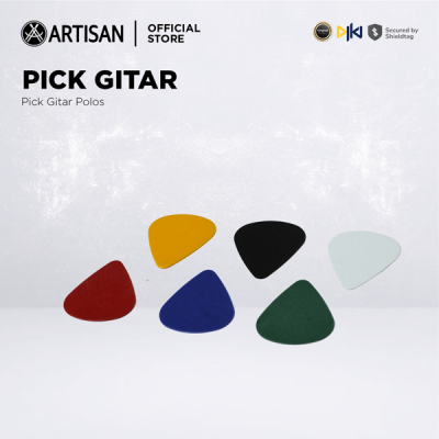 ARTISAN Aksesoris Pick Gitar Polos Warna Random