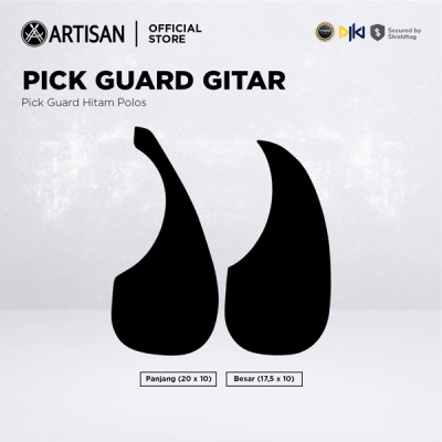 ARTISAN Pick Guard Gitar Warna Hitam Polos