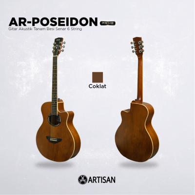ARTISAN Gitar Akustik Tanam Besi ( AR - POSEIDON Prime ) Senar 6 String