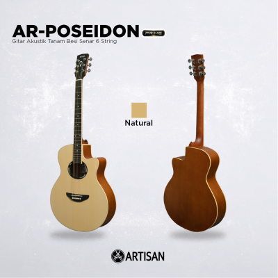 ARTISAN Gitar Akustik Tanam Besi ( AR - POSEIDON Prime ) Senar 6 String