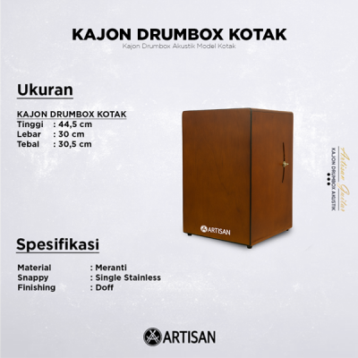 ARTISAN Kajon Drumbox Kotak Akustik Original