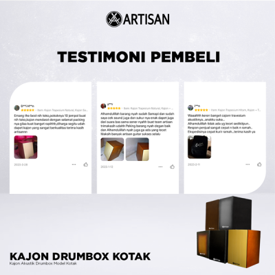 ARTISAN Kajon Drumbox Kotak Akustik Original