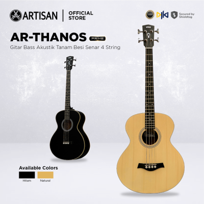 ARTISAN Gitar Bass Akustik Tanam Besi ( AR - THANOS Prime ) Senar 4 String