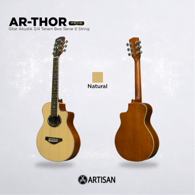 ARTISAN Gitar Akustik 3/4 Tanam Besi (AR - THOR Prime) Senar 6 String