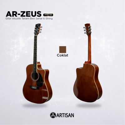 ARTISAN Gitar Akustik Tanam Besi ( AR - ZEUS Prime ) Senar 6 String
