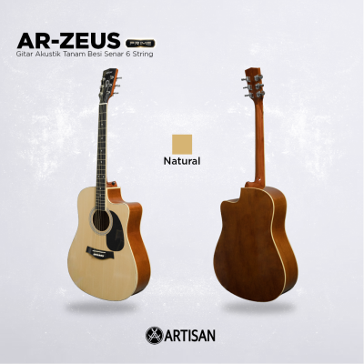 ARTISAN Gitar Akustik Tanam Besi ( AR - ZEUS Prime ) Senar 6 String