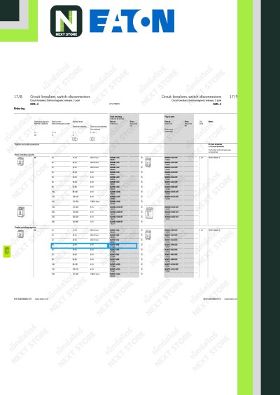 เบรกเกอร์MCCB3P 40AT/160AF Size1,36kA at415Vรุ่นNZMC1-A40-AS